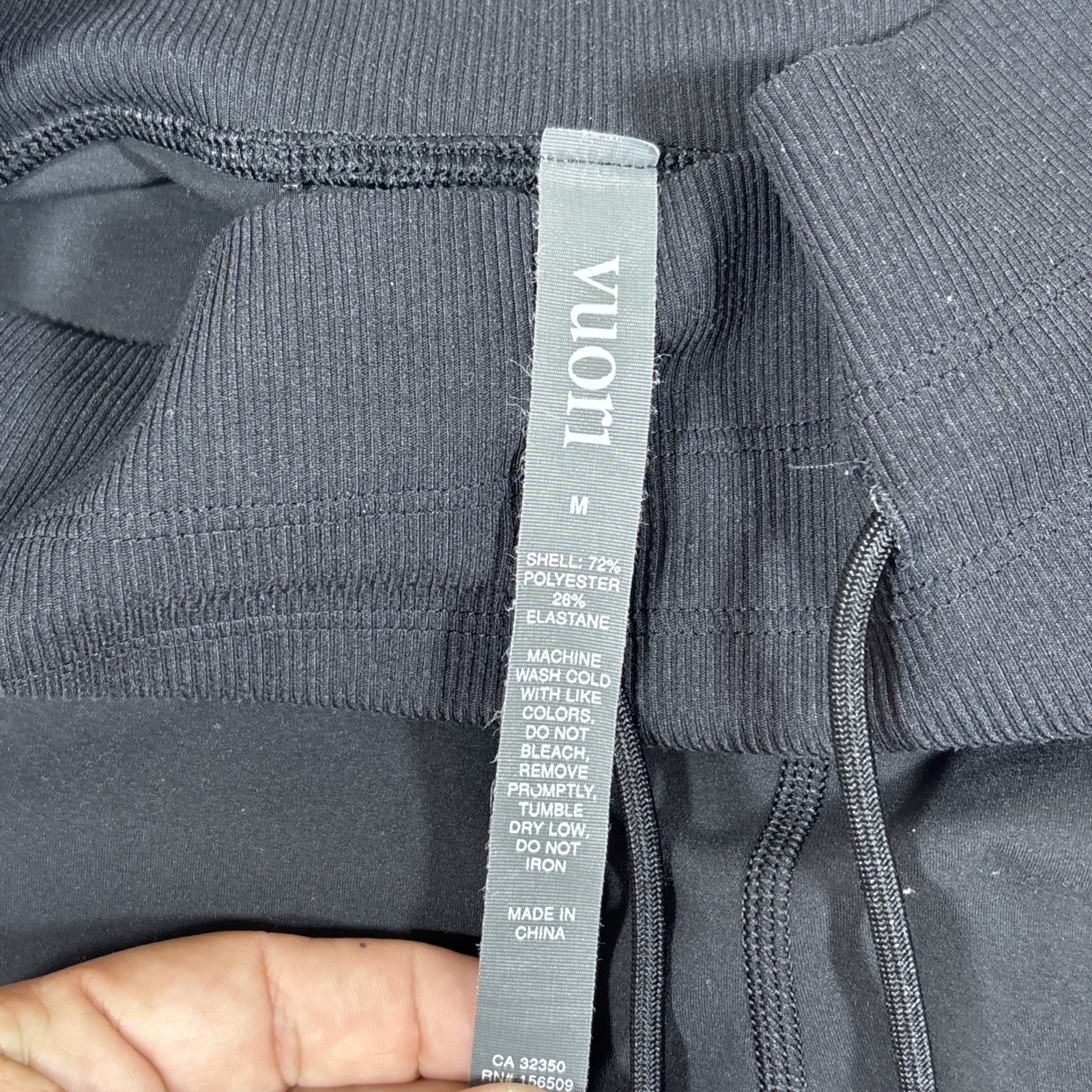 Vuori Womens Daily Joggers Pants Pull On Cropped Yoga Travel VW418 Black M