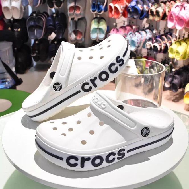 Unisex Crocs Bayaband Clogs Lightweight Waterproof Slip On Shoes Casual Beach