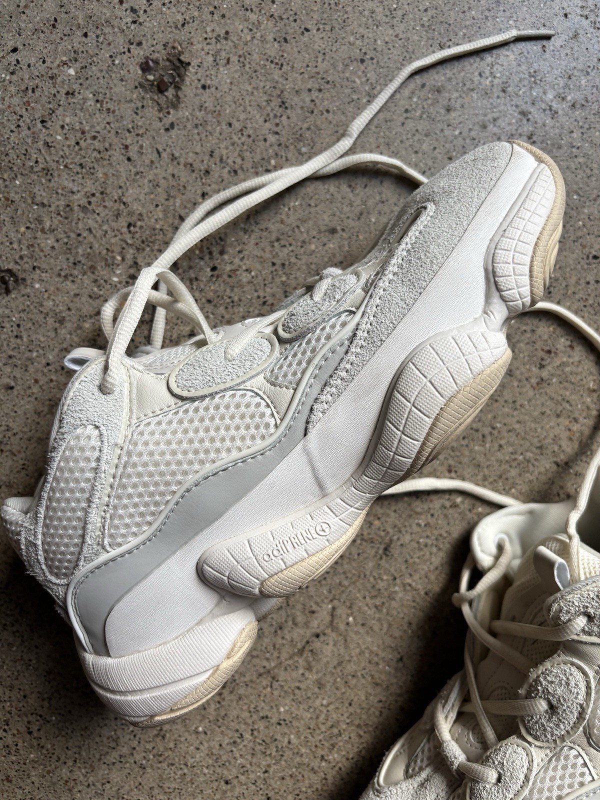 adidas Yeezy 500 Bone White Shoes Mens Size 8
