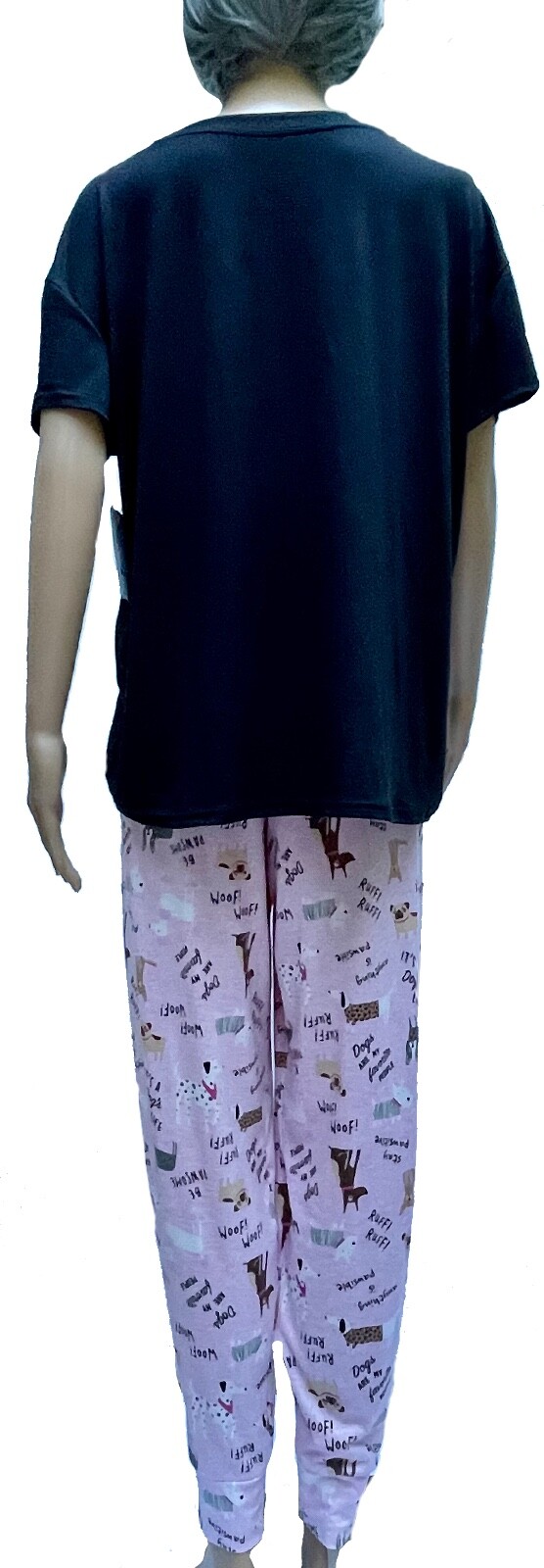 Joyspun Women’s Soft Pajamas Short Sleeve Long Bottoms 5 Variations Plus, Reg Sz
