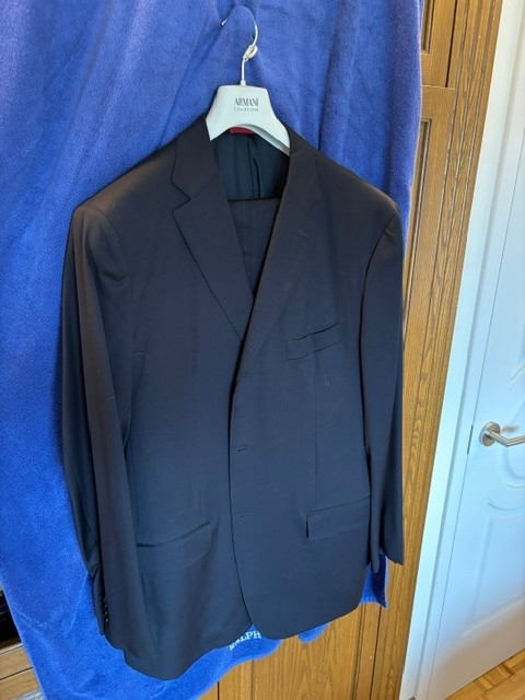ISAIA men’s blazer, 58L (EU) / 48L (US), navy, Made in Italy, virgin wool