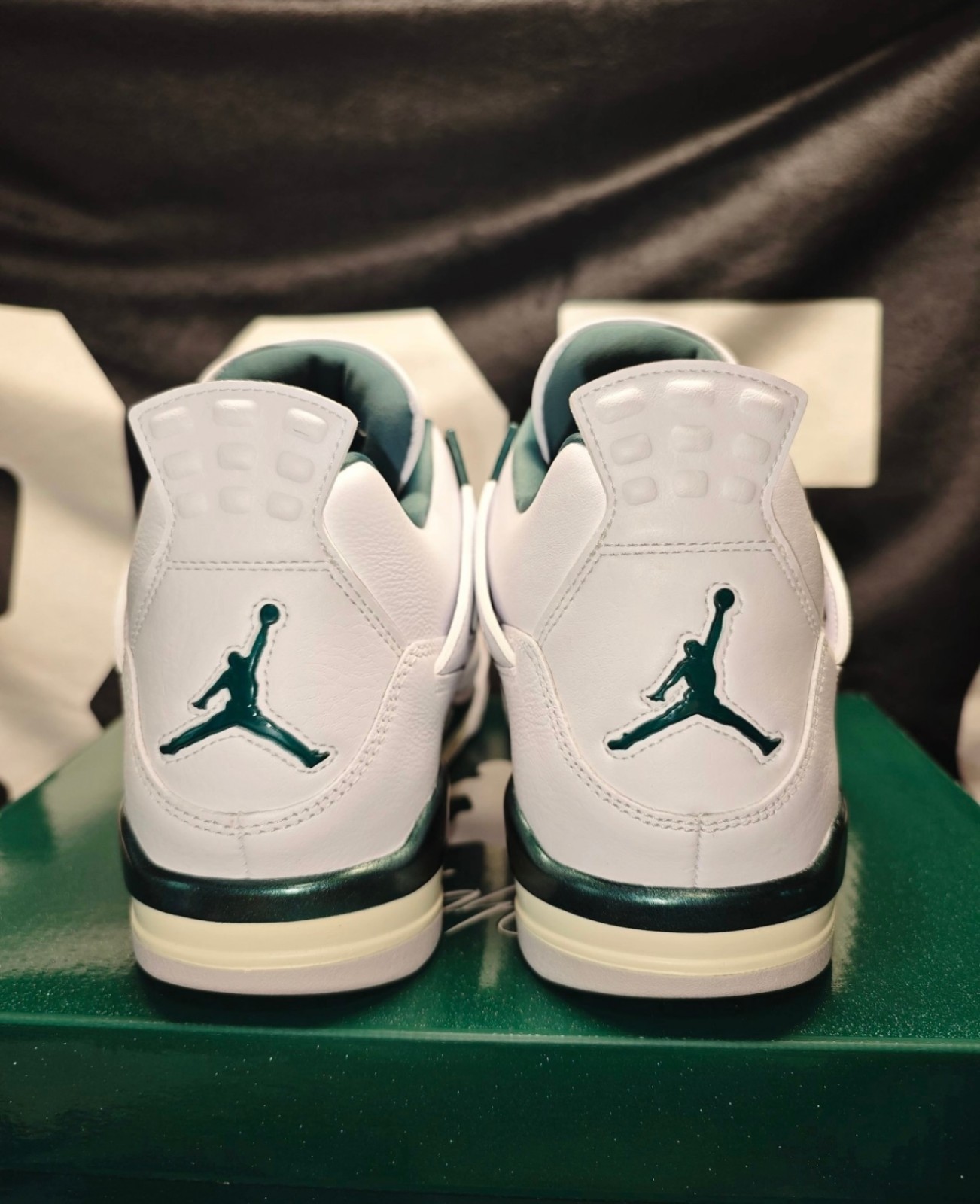 New Jordan 4 Retro “Oxidized Green” Mid Top Basketball Shoes Men’s US Size 7-13
