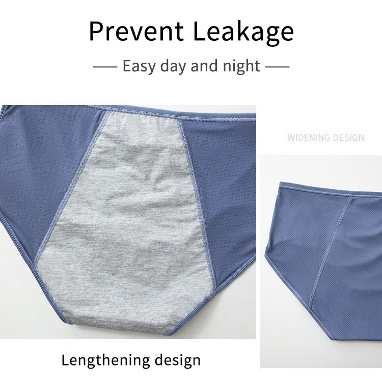 6 Pack Women Leakproof&Protective Briefs Panties For Incontinence&Period Woman