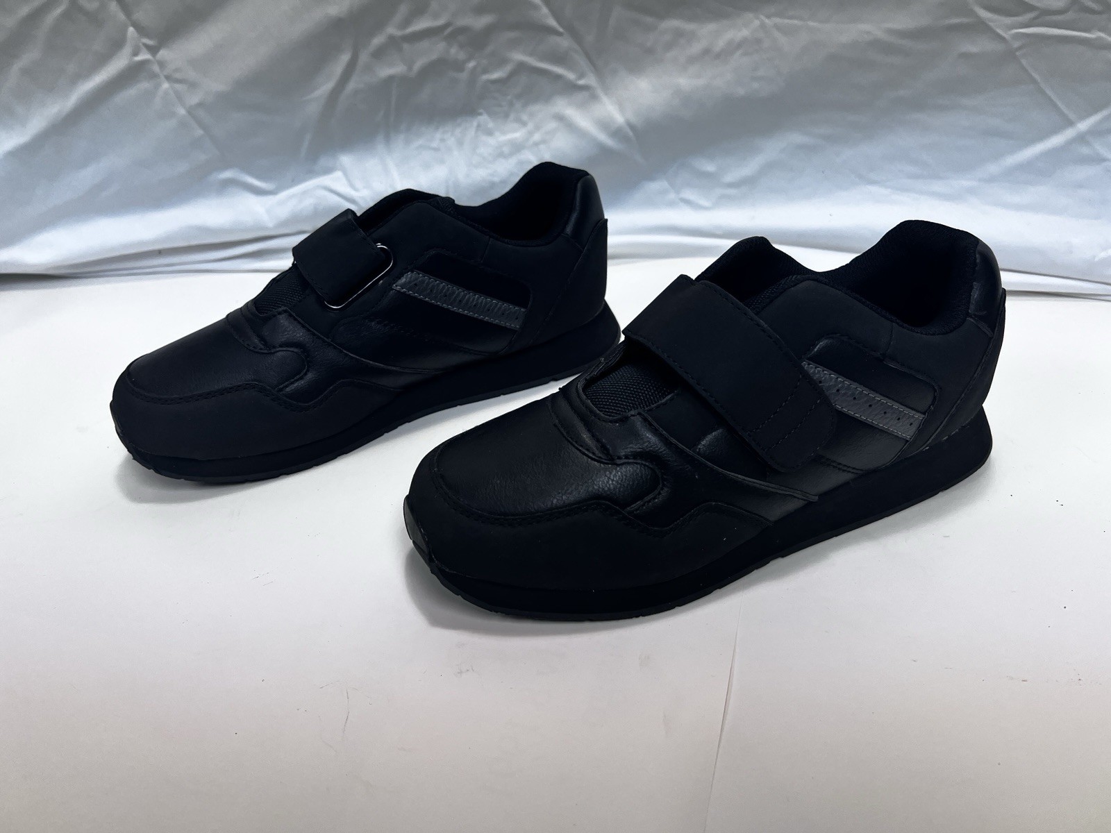 Omega Men’s Walking Shoes Size 7 D Black 43A-01 Comfort Zone Hook/Loop