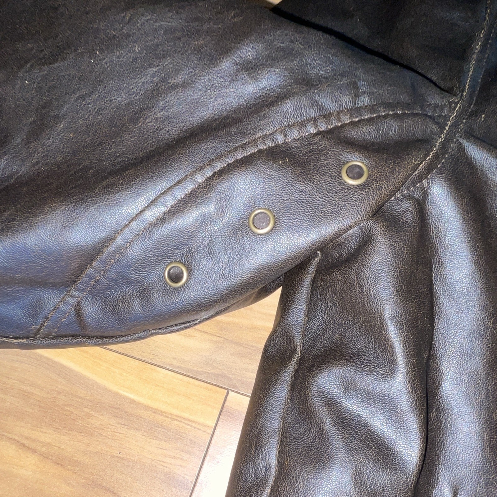 Aeropostale Men’s Leather Jacket Size Large