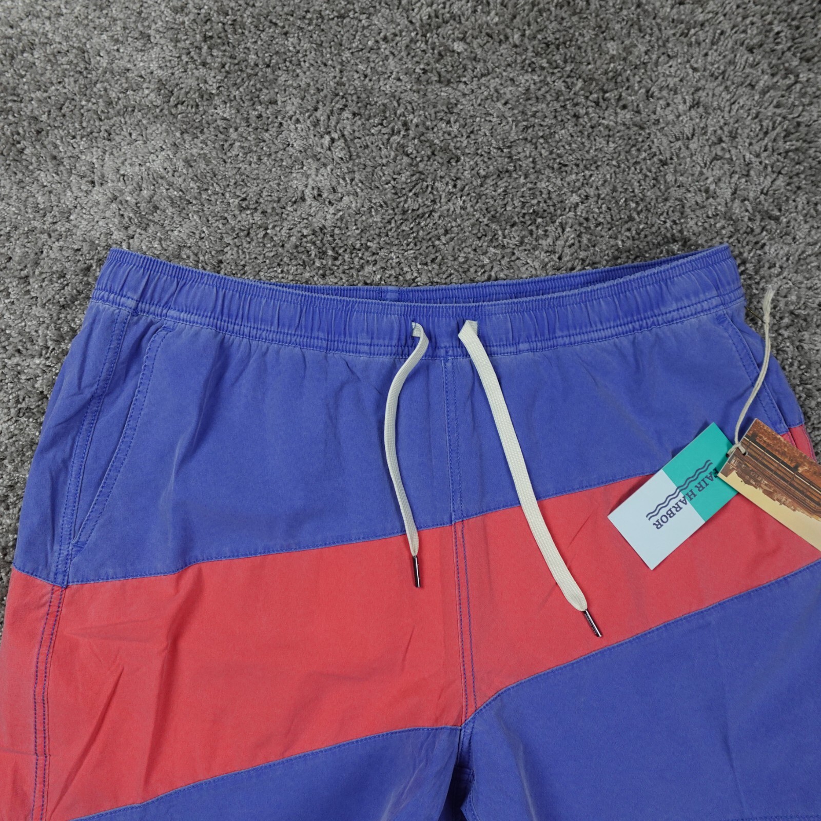 Fair Harbor Shorts Mens 2XL Lined Mastos Board Bungalow Swim Trunks NWT