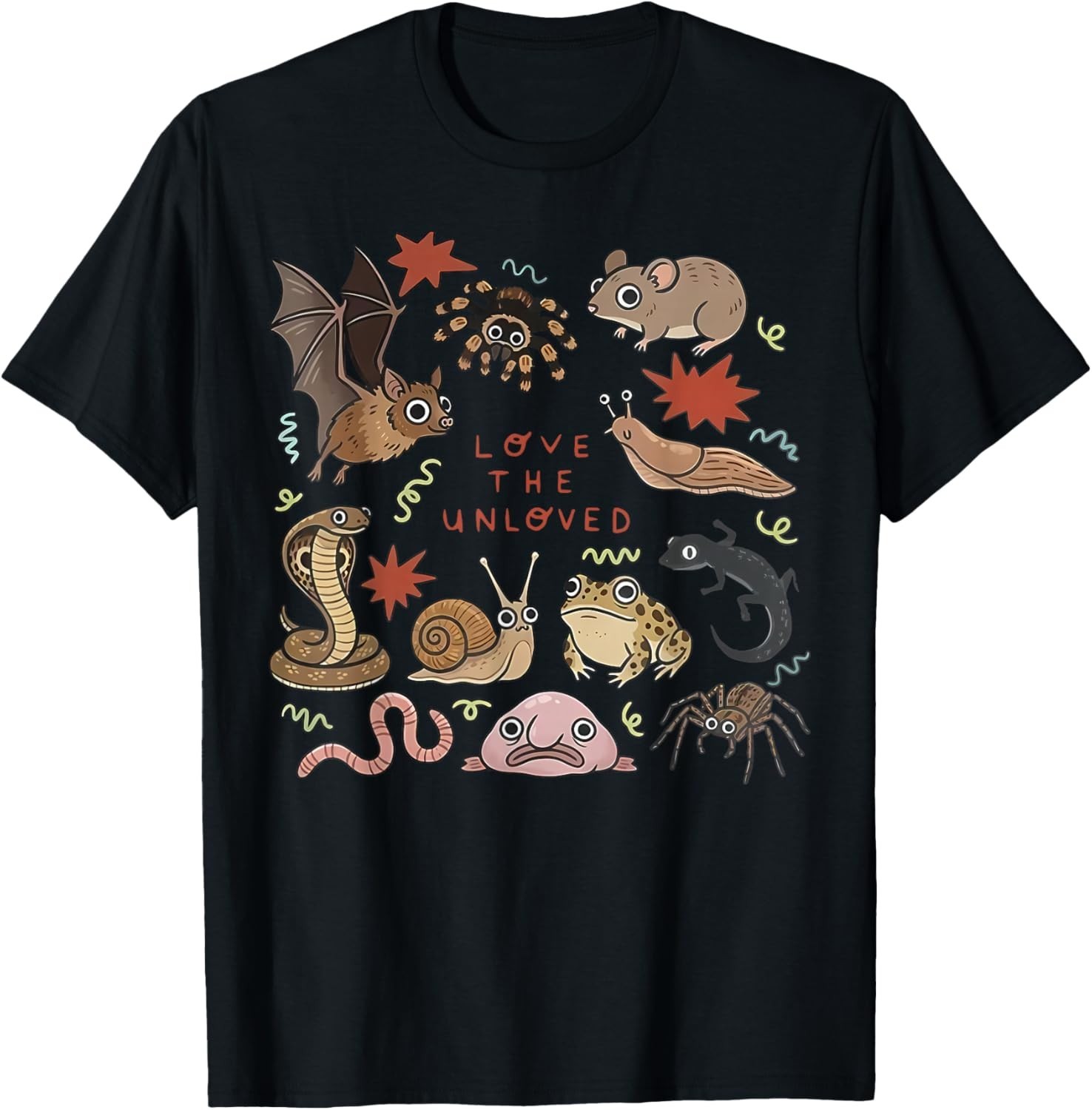 Love The Unloved Bugs Insect Entomology Entomologist Science T-Shirt S-3XL