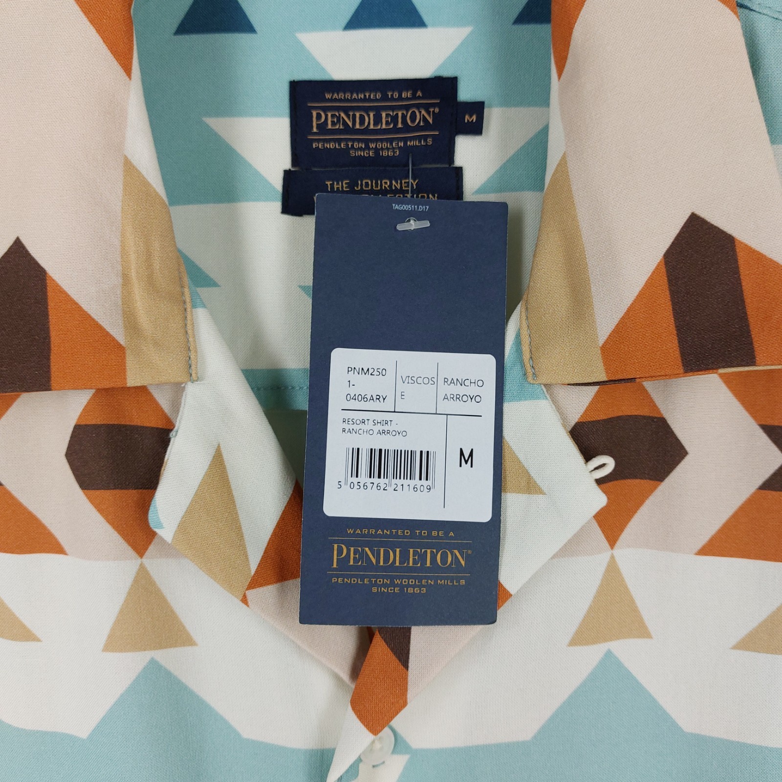 Pendleton Men’s Size Medium Southwestern Journey West Resort Shirt BNWT RRP £100