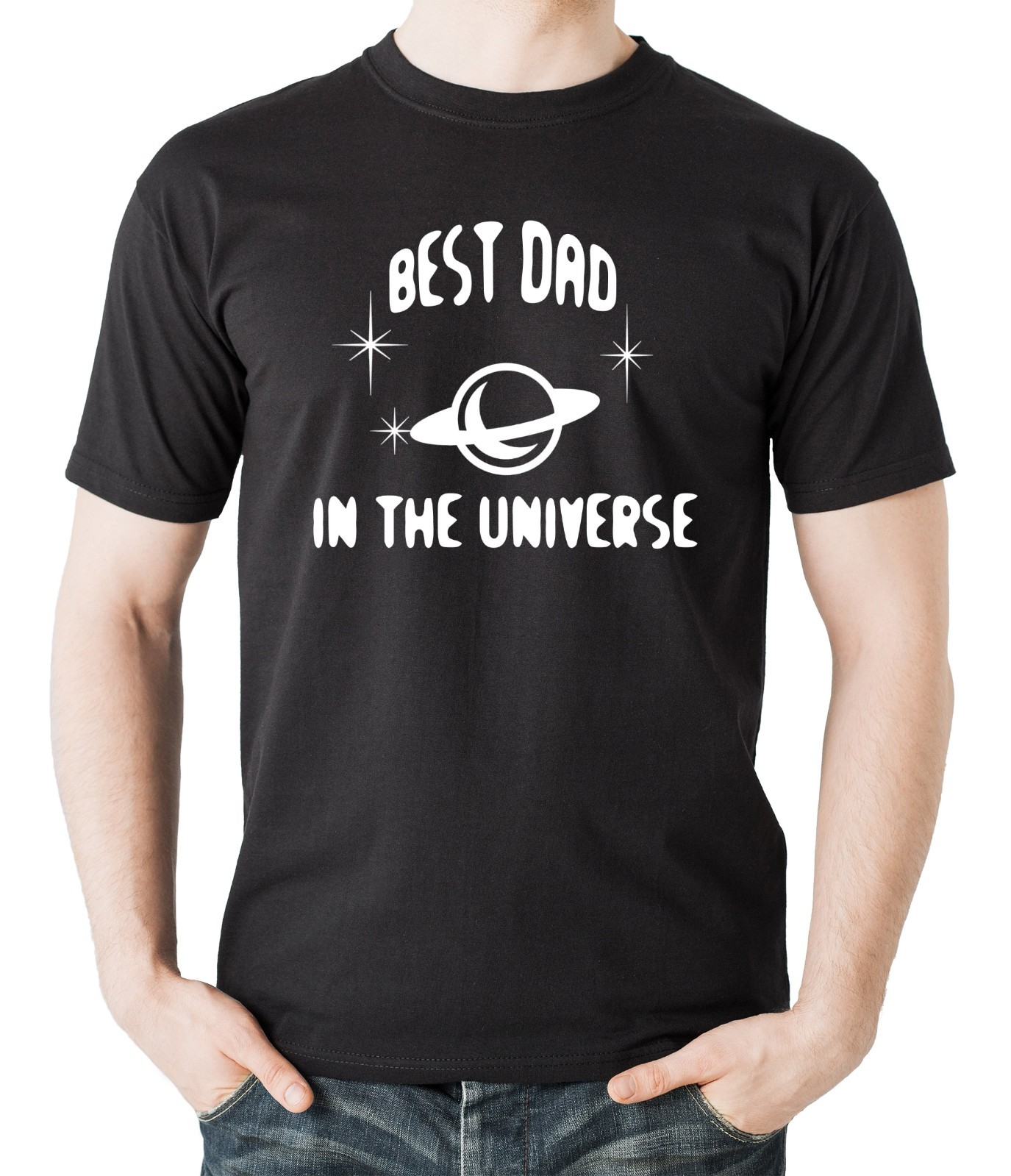 Best Dad In The Universe T Shirt Gift Tees Gift For Father