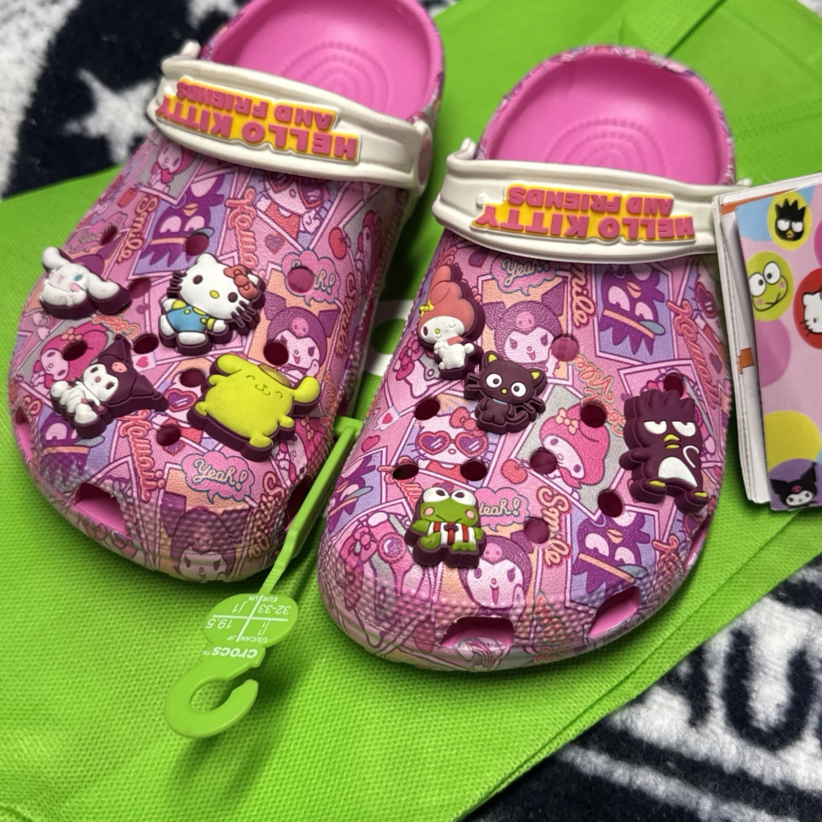 Crocs Hello Kitty 7 Women’s / 5 Men’s Classic Clog New with Tags NWT. Fast Ship