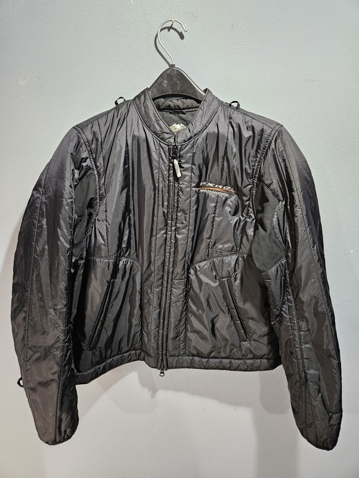 Harley-Davidson FXRG Functional Black Leather Riding Jacket Women’s Size 1W (XL)