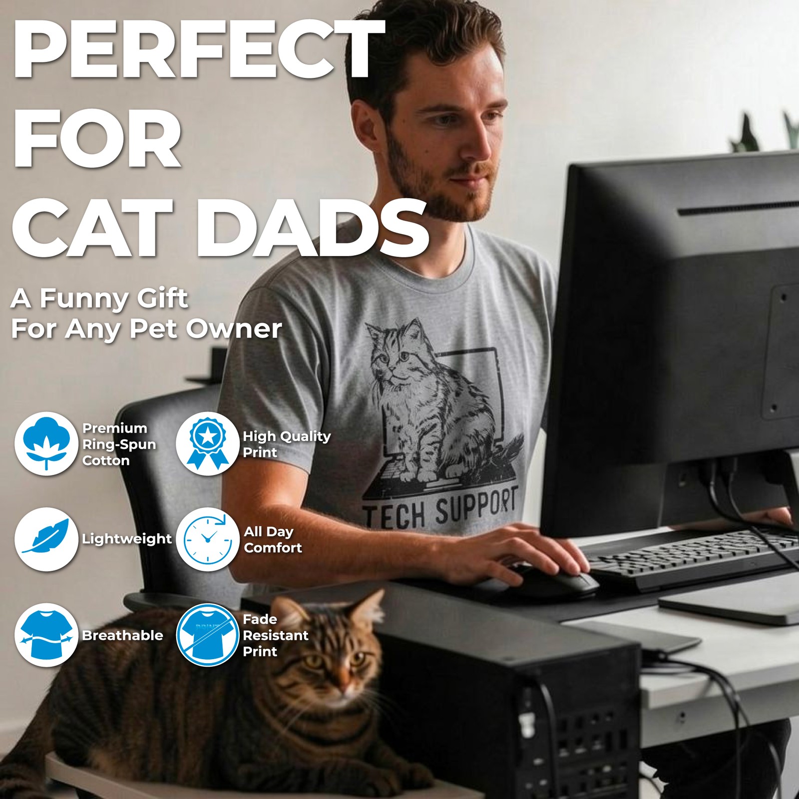 Mens Funny T Shirts Everyone Sucks Except For This Awesome Cat Sarcastic