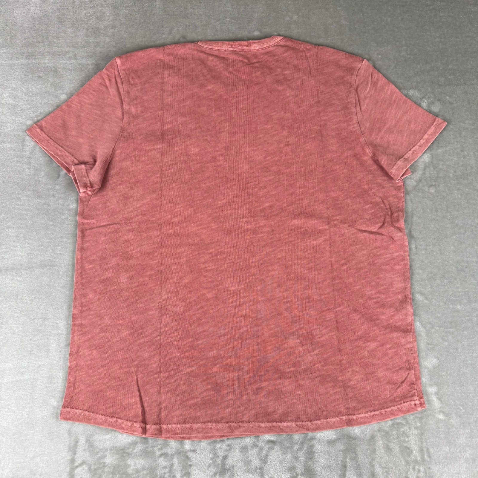 Marine Layer Vintage Heavy Slub Pocket Tee Mens Medium Marsala Red Soft $54 NWT