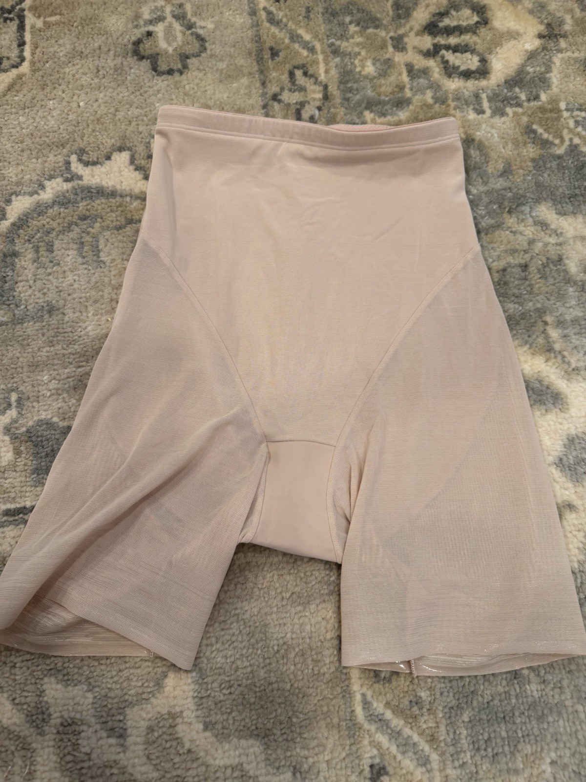 TC Fine Intimates 4709 Girl Power Hi Waist Sheer Thigh Slimmer Sz M NEW