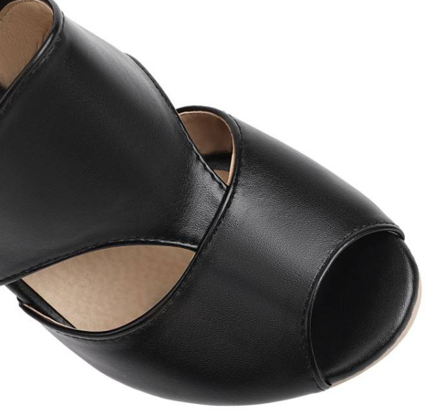 Women’s Peep Toe Hollow Out Sandals High Stiletto Heels Pumps Shoes Plus Size OL