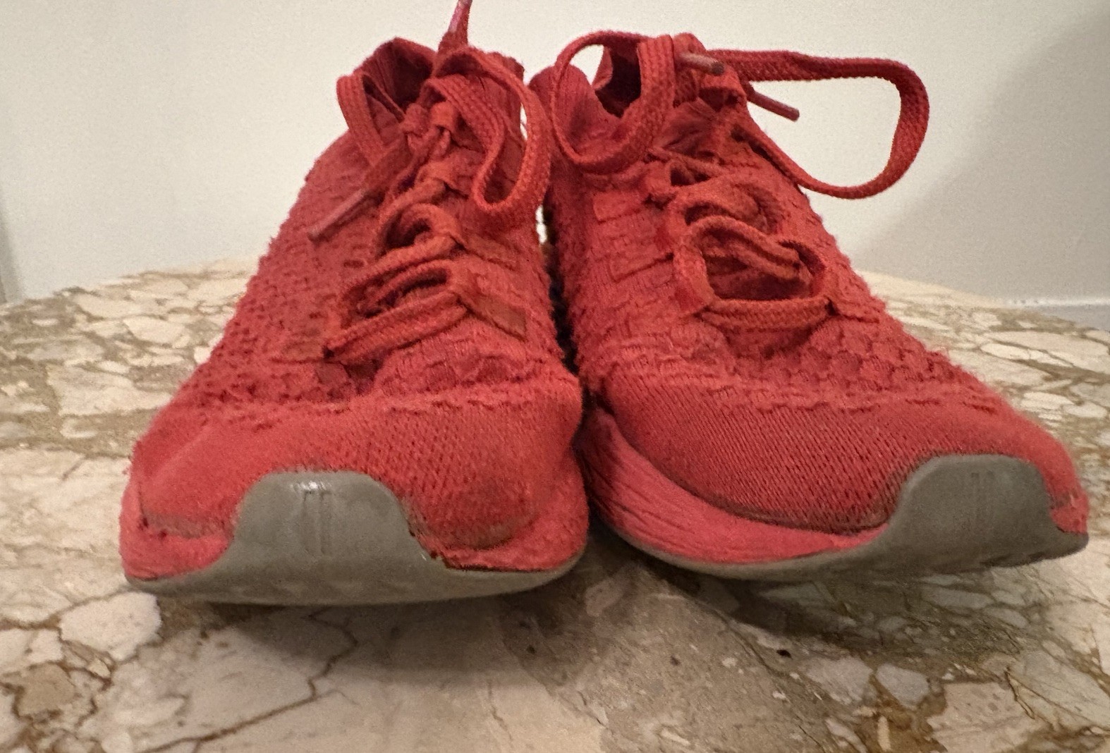 NoBull All Day Knit Runner Red Athletic Running Training Shoes Mens Size 11 US