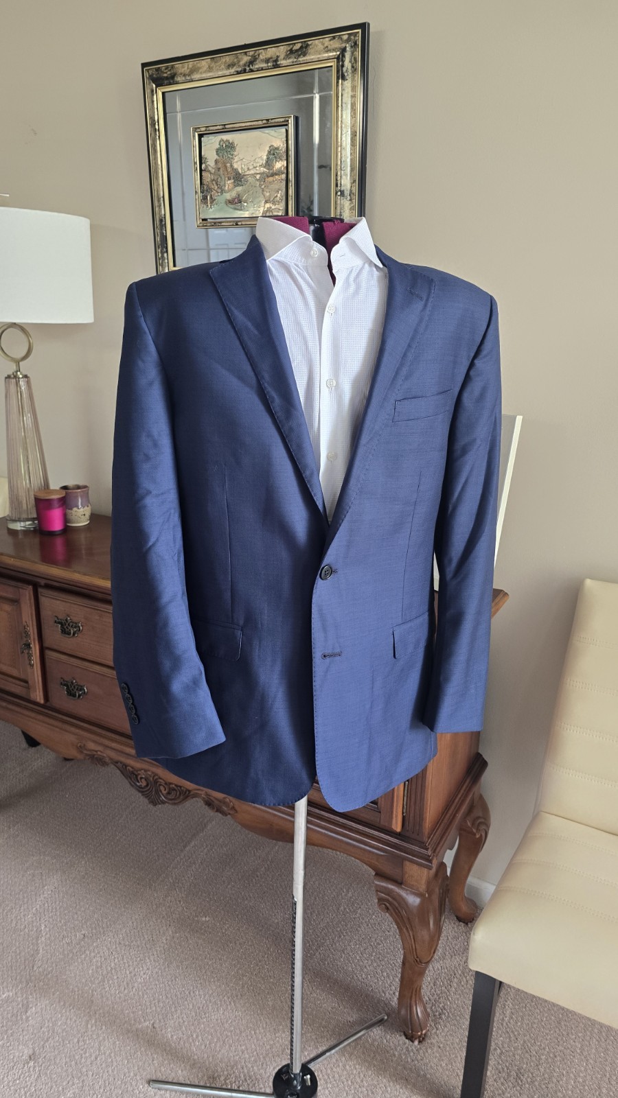Brooks Brothers Brooksgate Regent VBC Wool Sport Coat Blazer 42R Blue. *Mint *