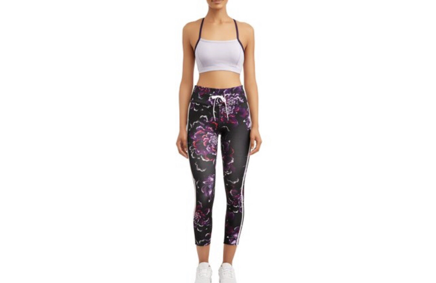 ATHLETIC WORKS Womens Sports Bra Pull On Size S 4-6 Lilac New