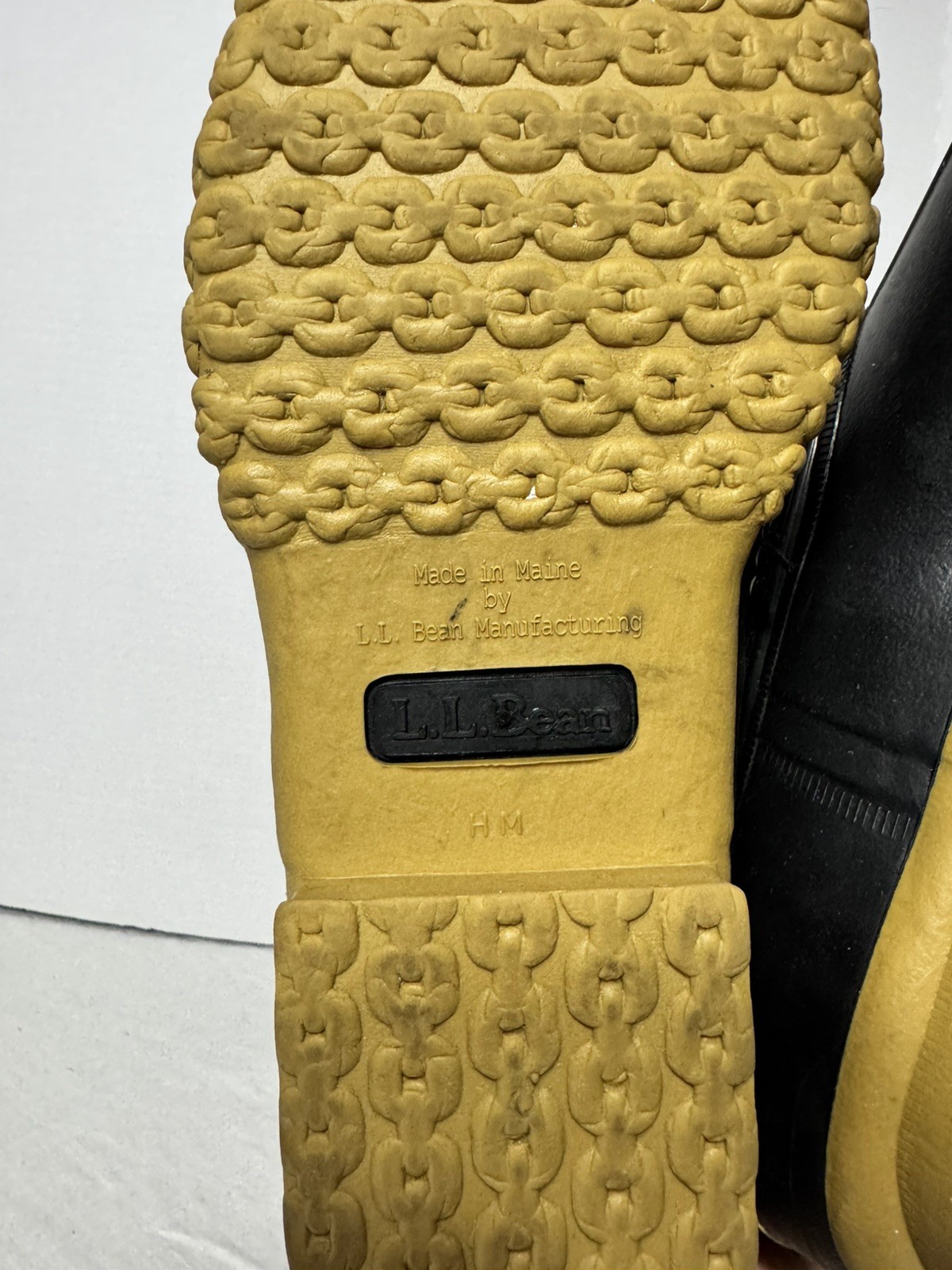 LL Bean Black Quilted Duck lined Boots made in Maine womens 11M Winter snow shoe