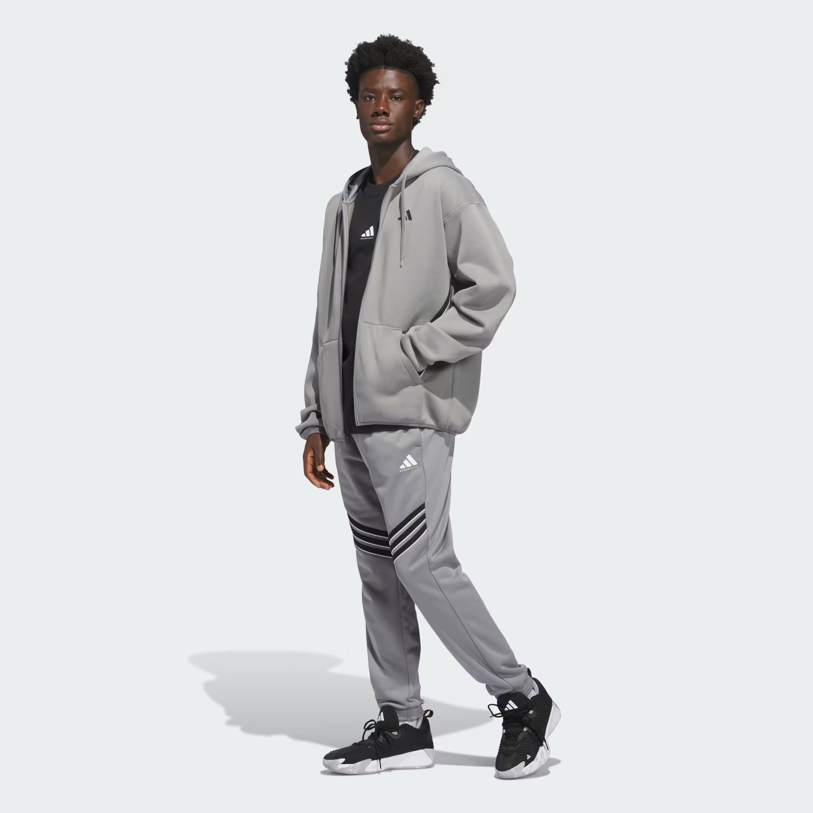 adidas ADIDAS CRAZY WARM FULLZIP HOODIE Grey