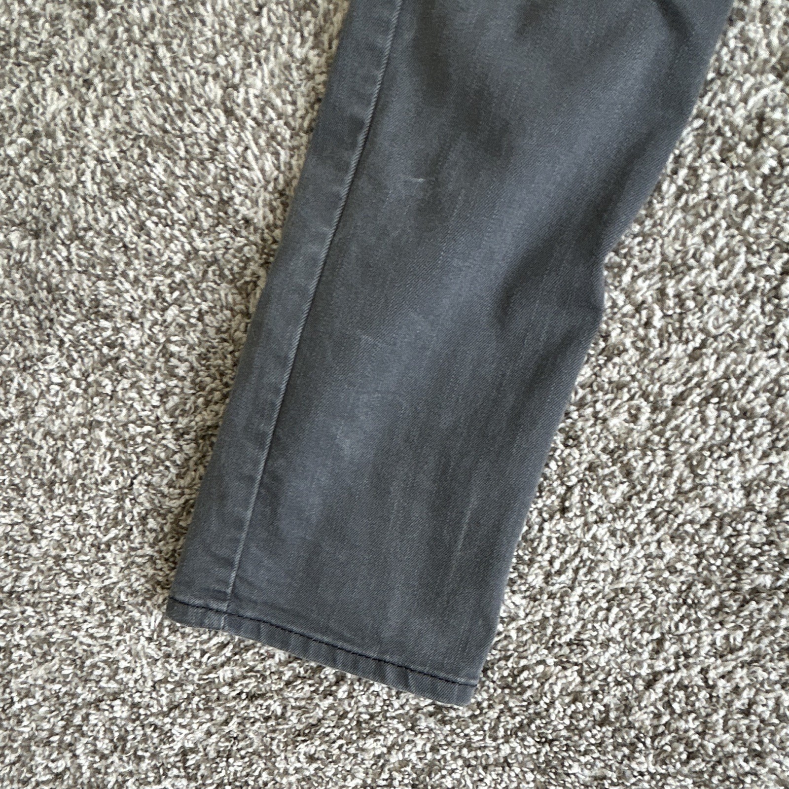 Levi’s Men’s Slim Skinny Fit Gray Dark Wash Denim Jeans Low Rise 5-Pocket