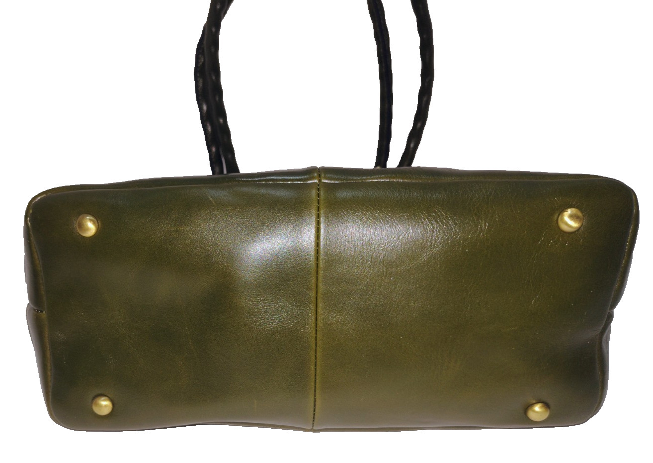 Patricia Nash Mallory Convertible Tote Soft Olive Leather Bag NWT MSRP $249 P996