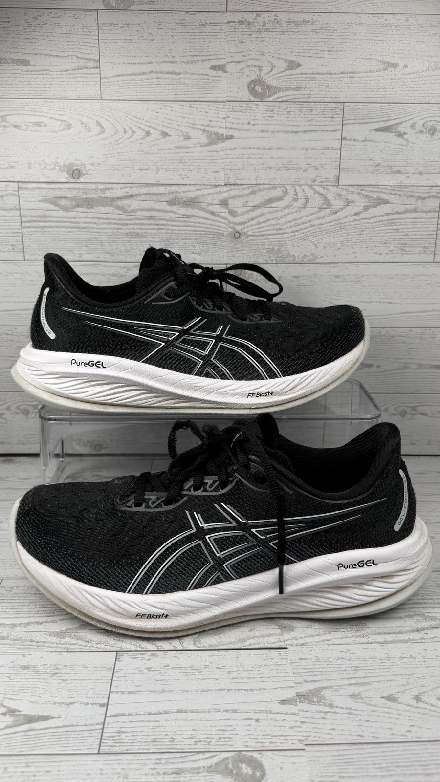 Asics Gel-Cumulus 26 Men’s Sz 10 Black Running Shoes NO INSOLES #371