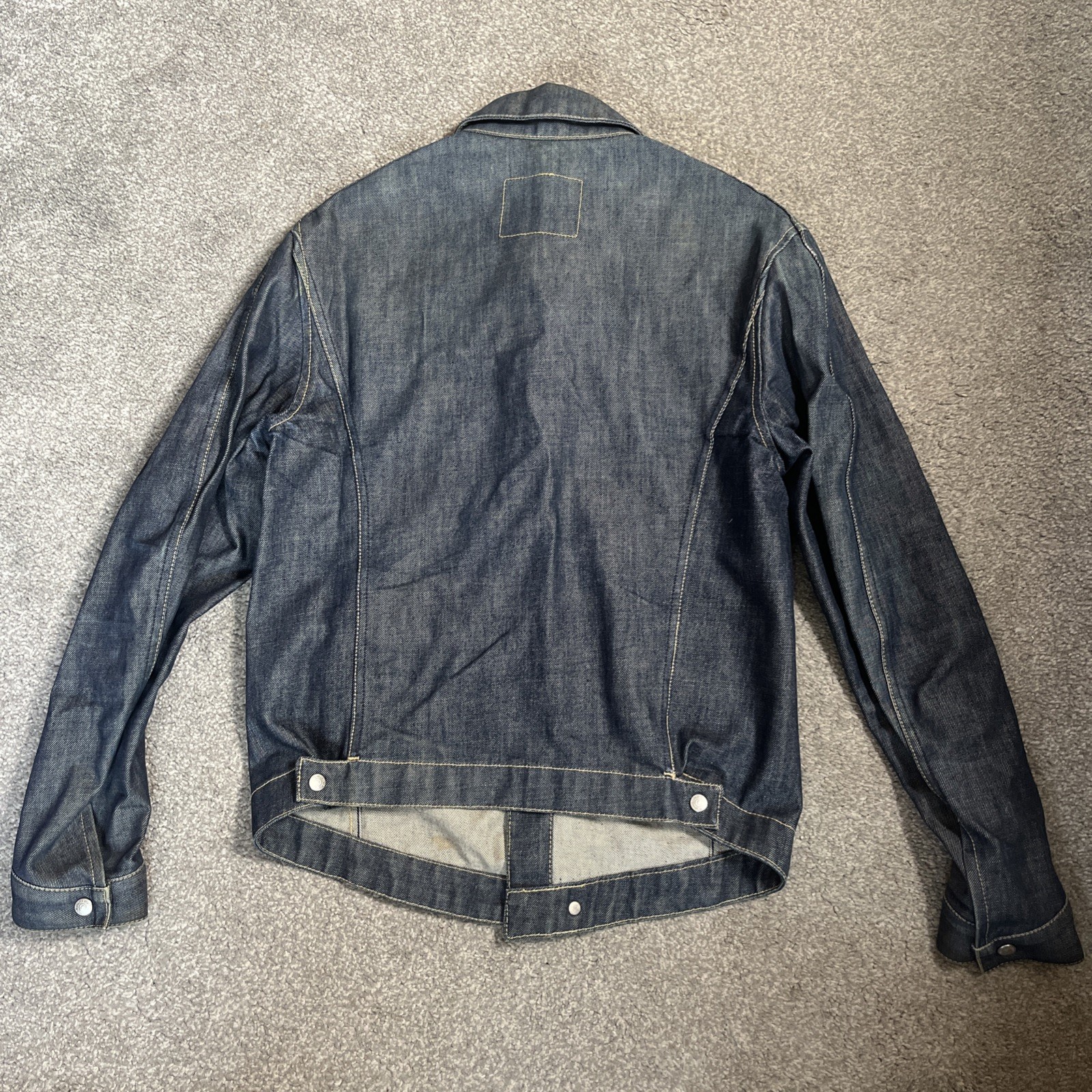Levi’s Engineered Jeans Jacket size Medium Blue Denim Vintage Y2K Snap Button