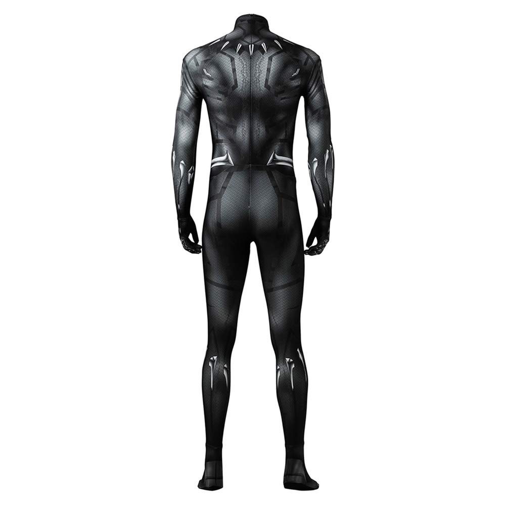 Black Panther Avengers Jumpsuit + Mask Set For Kids Adult Costume Cosplay Outfit