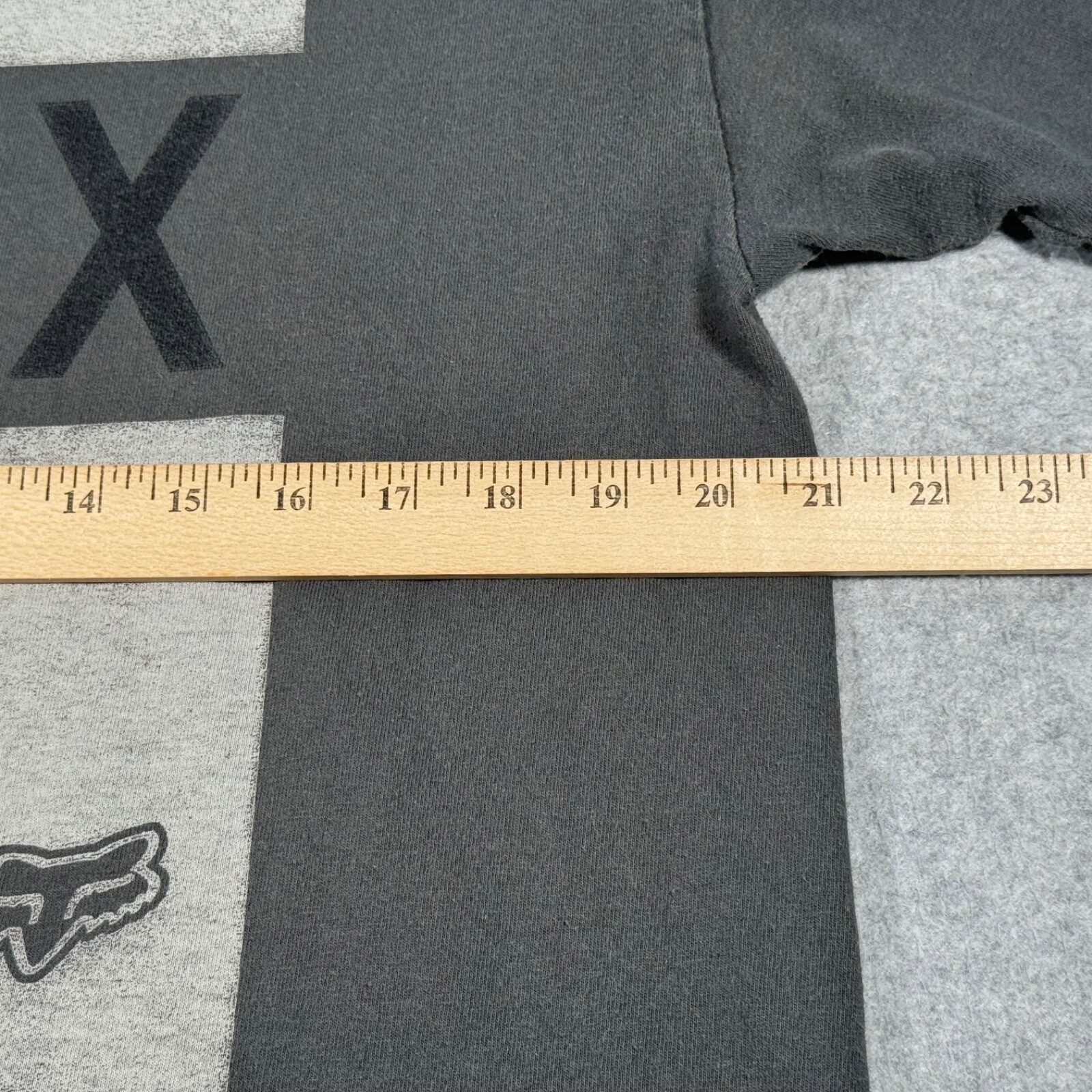 Fox Racing Shirt Adult Large Gray Motocross Mountain Bike Equipment Mens