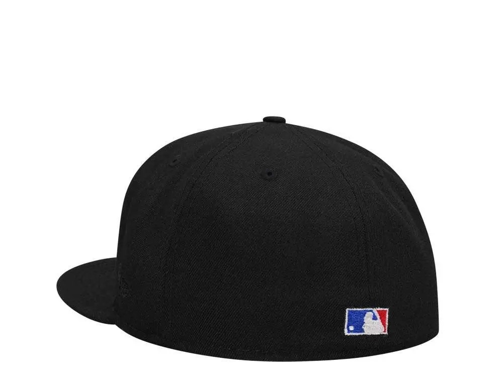 Topperzstore Exclusive Toronto Blue Jays New Era 59fifty 7 5/8 Black Dome Glow