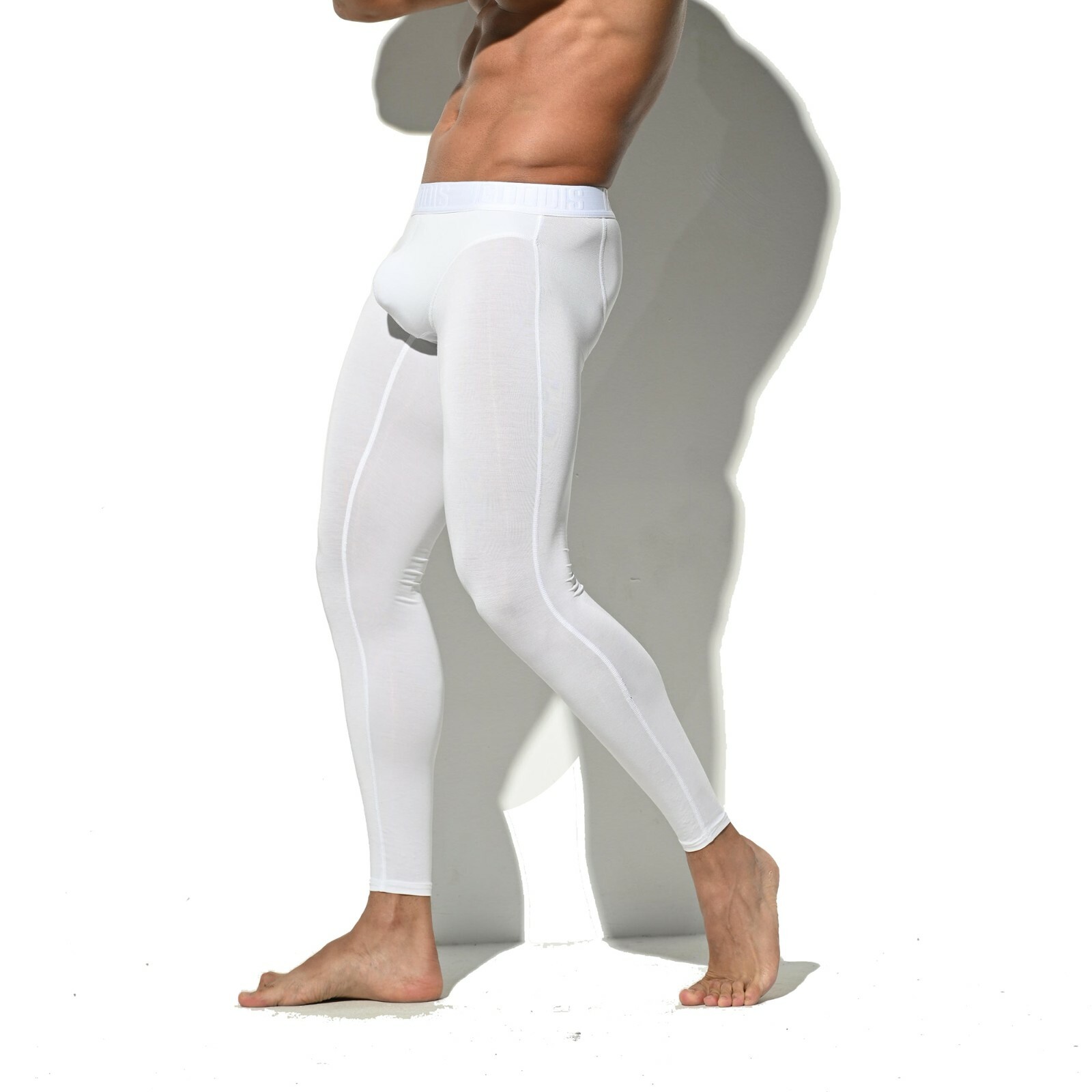 Mens Solid Modal Big U-Pouch Thermal Underwear Guys Long Johns Warm Bottoms 1113