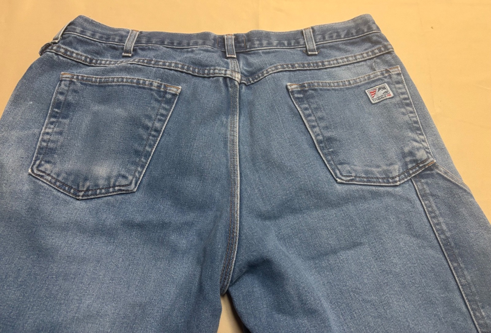 Tyndale FR Jeans Mens 38×30 Blue Denim Carpenter Arc Rated CAT 2 F290T READ