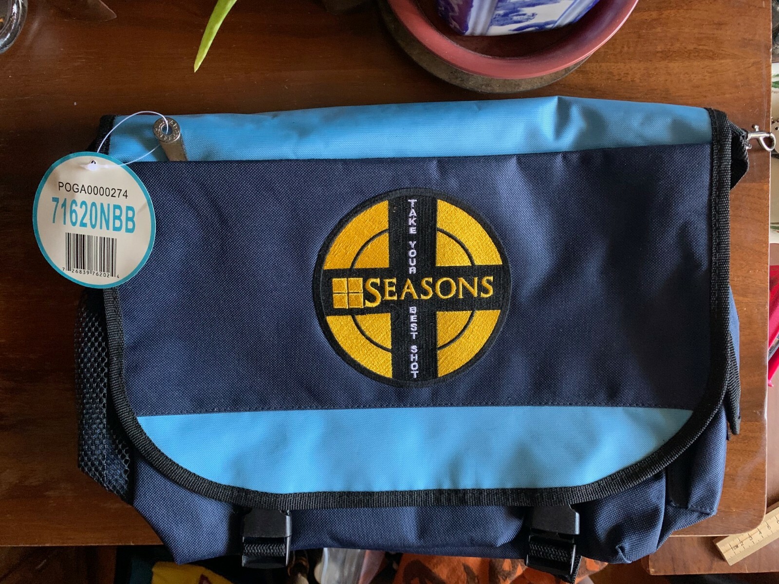 Laptop Bag (Blue) with Shoulder Strap by GP Golden Pacific COOL BAG BLOWOUT SALE