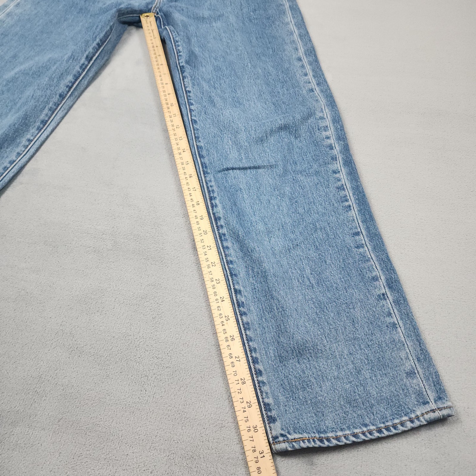 Levis 568 Premium Jeans Mens 32×34 Blue Loose Straight Denim Relaxed Fit