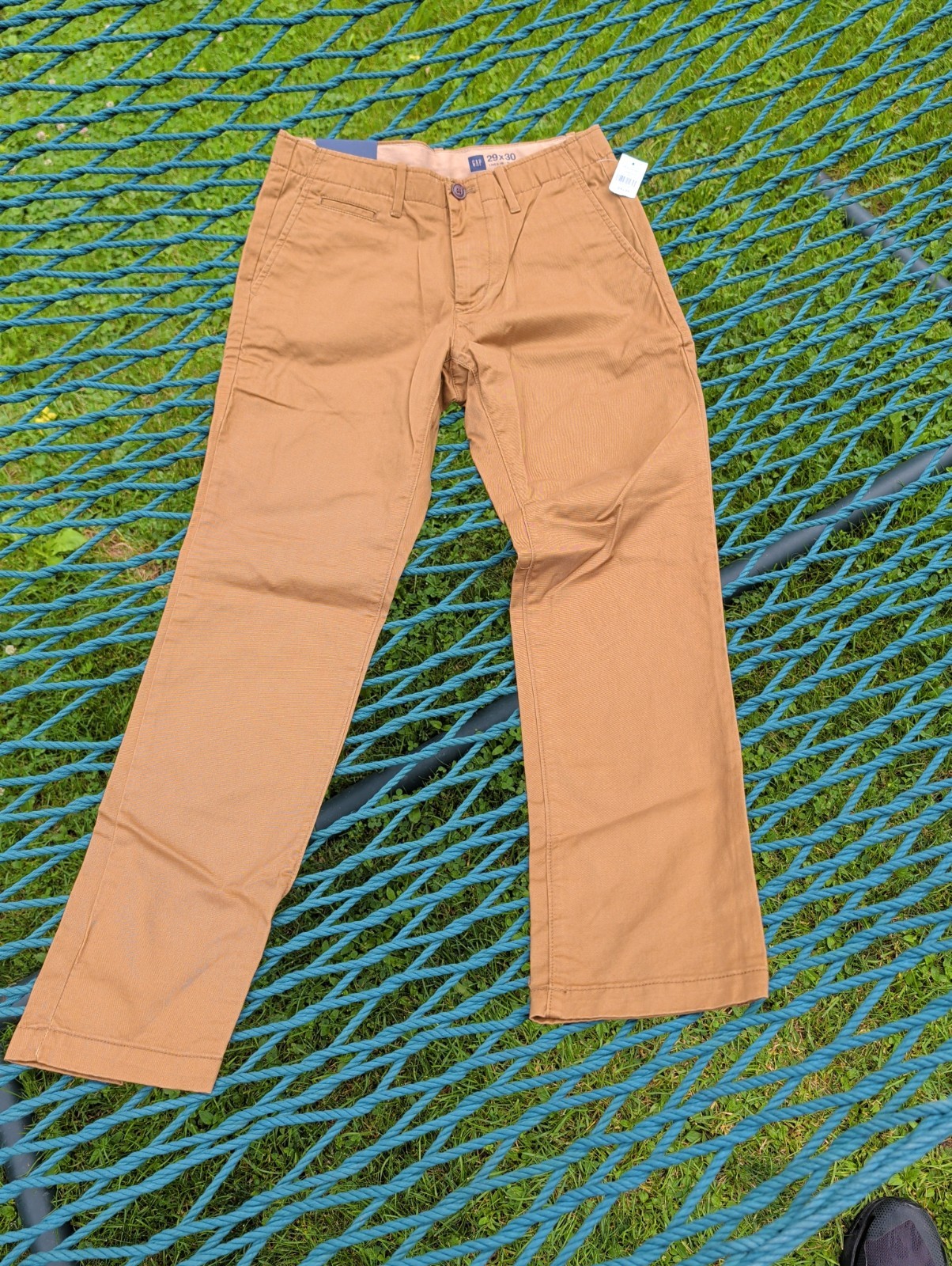 Gap Mens Lived In Slim Khakis 29x 30