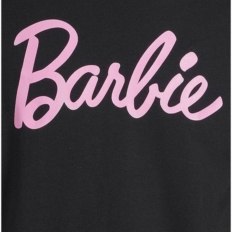 Barbie Black & Pink Men or Womens Logo Graphic Tee with Short Sleeves Size 3XL