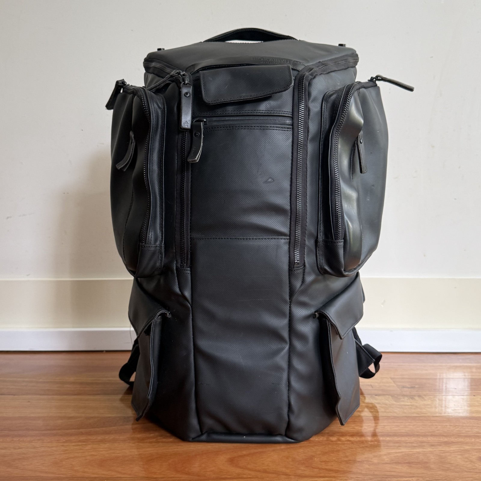 RIOKAIRYU Mavericks HEXA Black Backpack Rare Technical Laptop Commuter Daypack