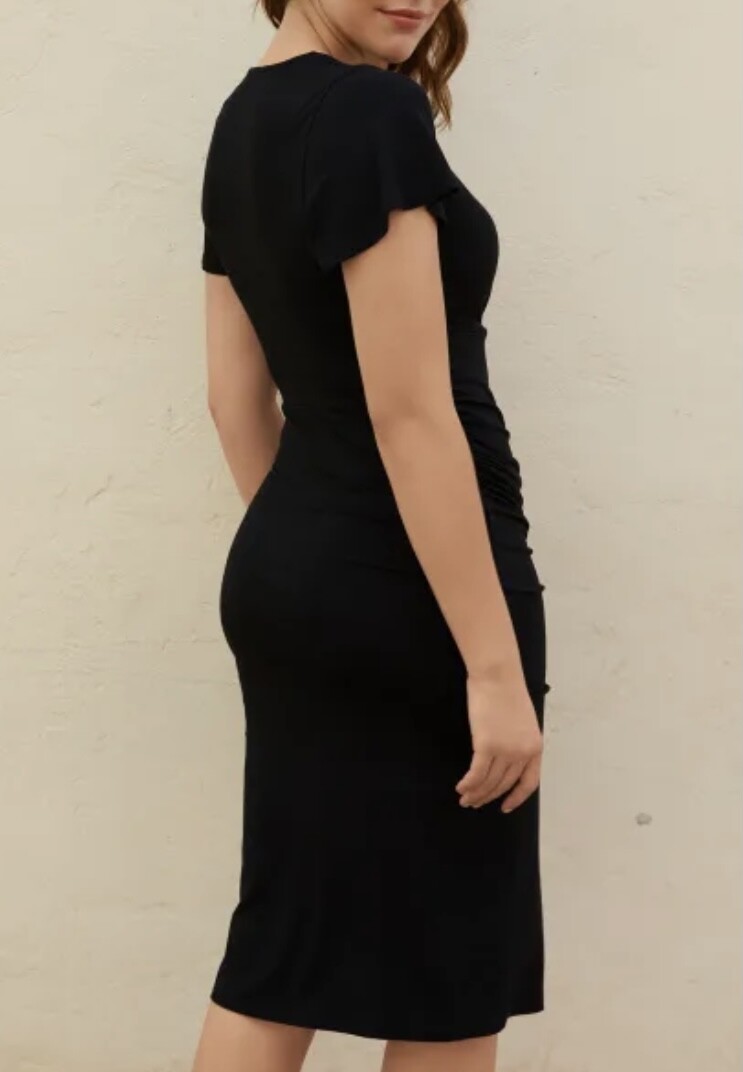 Bravissimo Dress Midi Felicity Wrap Ruched Slit Summer Dress Colours PD863