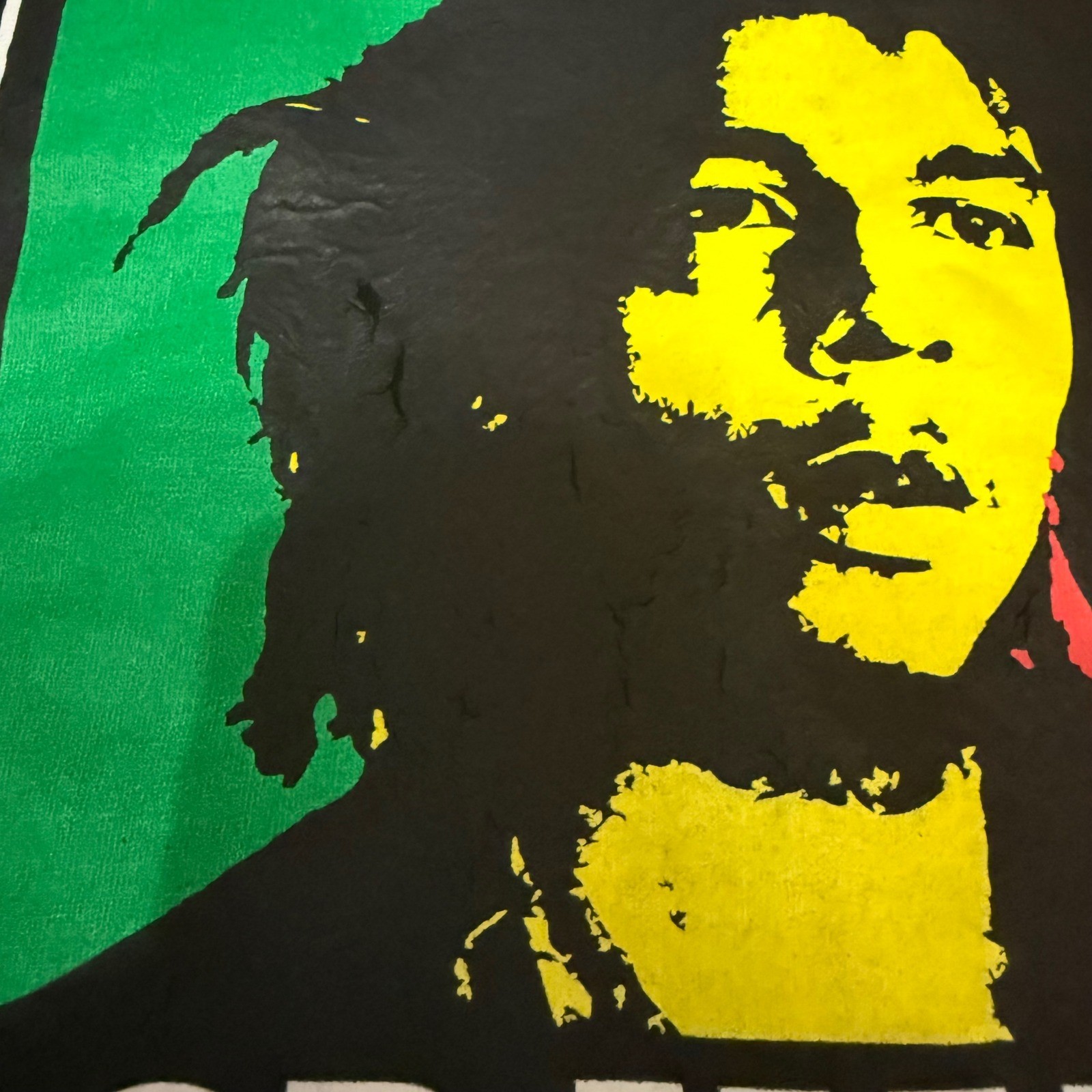 Bob Marley Y2K One Love Graphic T-Shirt Mens 5XL Black Alstyle Reggae Rasta Tee
