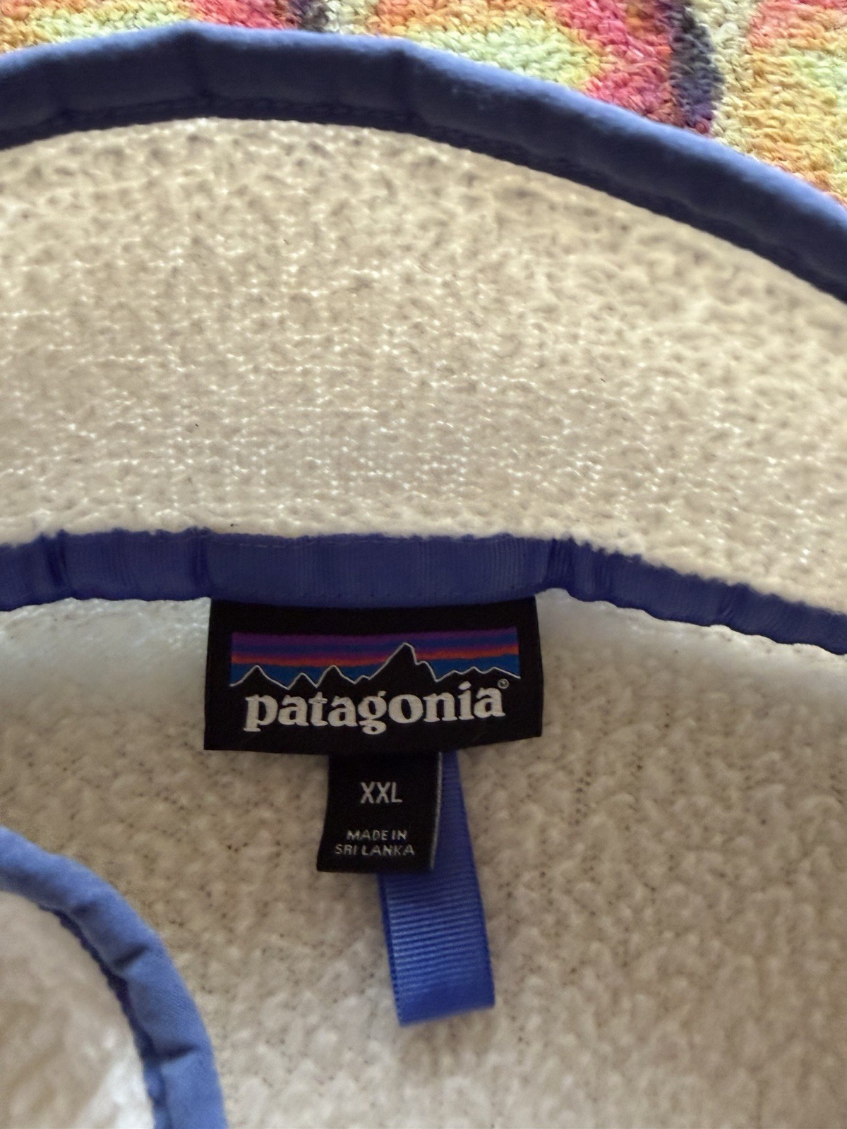 Patagonia Retro Pile Marsupial Pullover Zip Fleece Jacket Women’s 2XL Retro-X