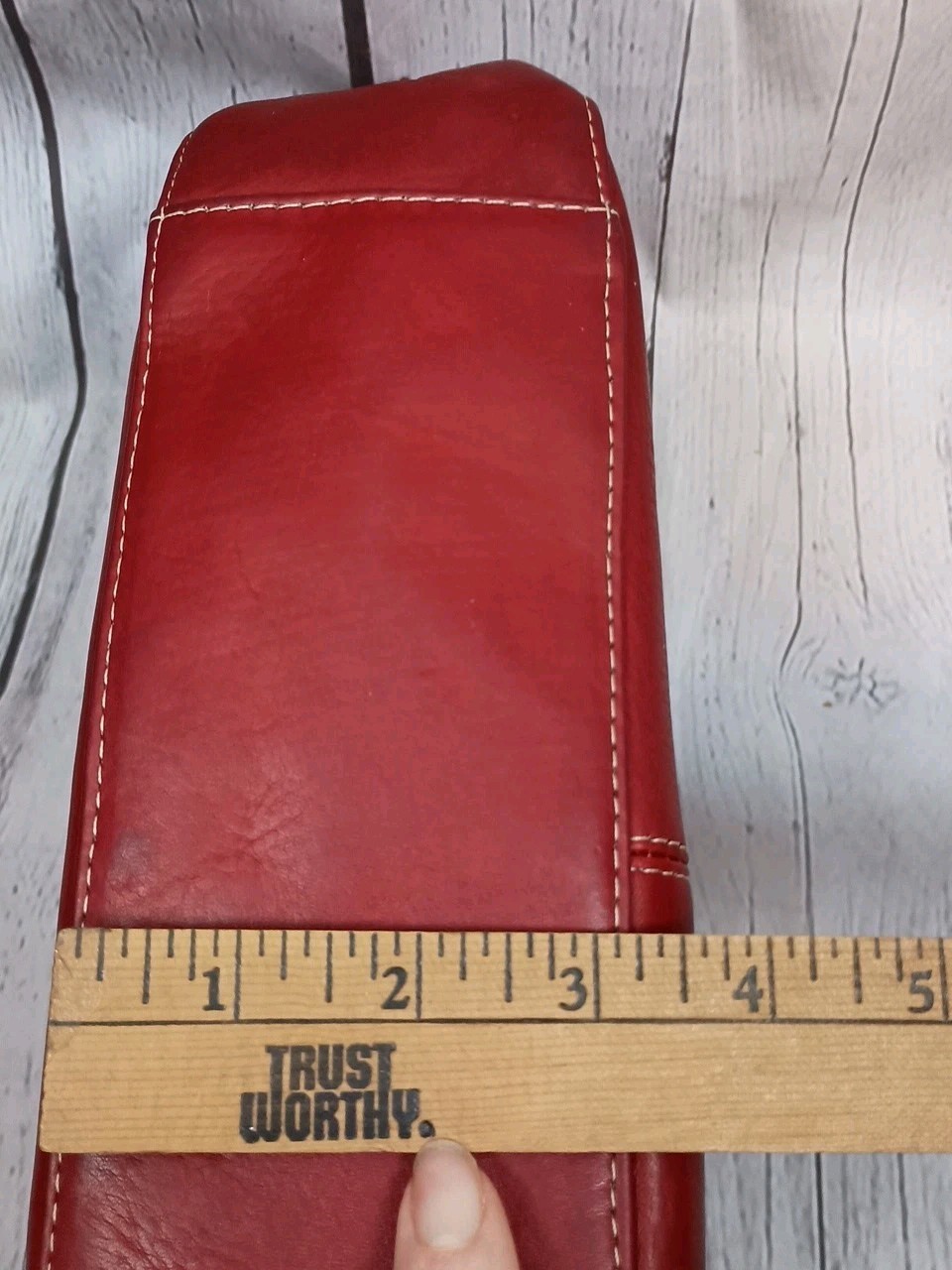 Le Donne Red Leather Shoulder Bag Purse
