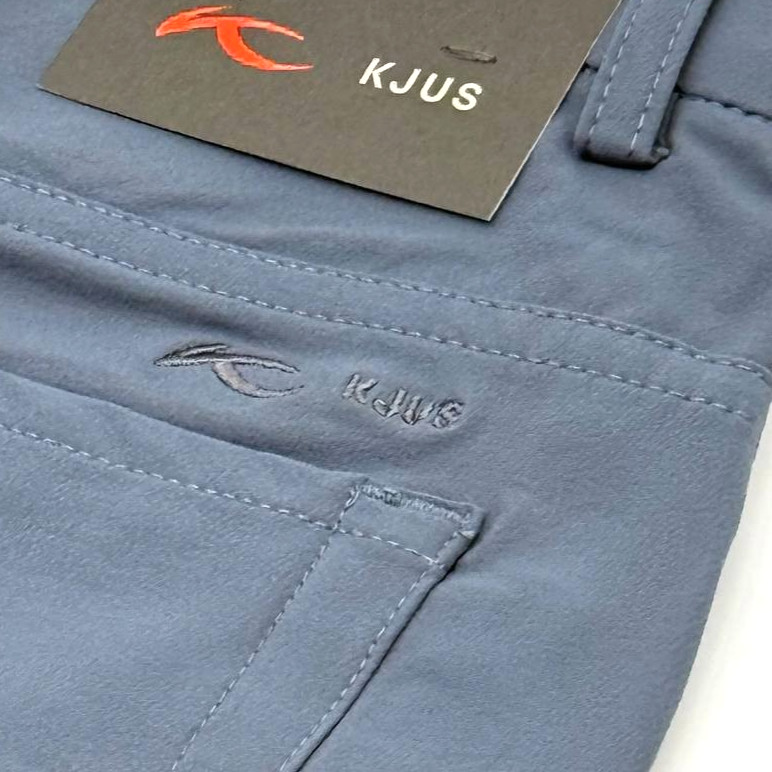 KJUS Ike Performance Golf Pants Tailored Fit 5 Pockets Steel Blue MG20-HO2