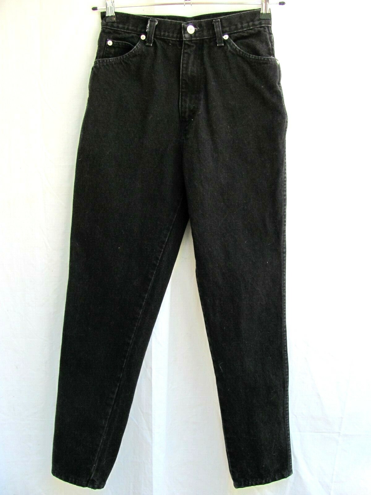 VTG 90’s..JORDASHE.. HIGH WAIST..BLACK..SKINNY..DENIM..MOM..USA MADE.JEANS.. 10