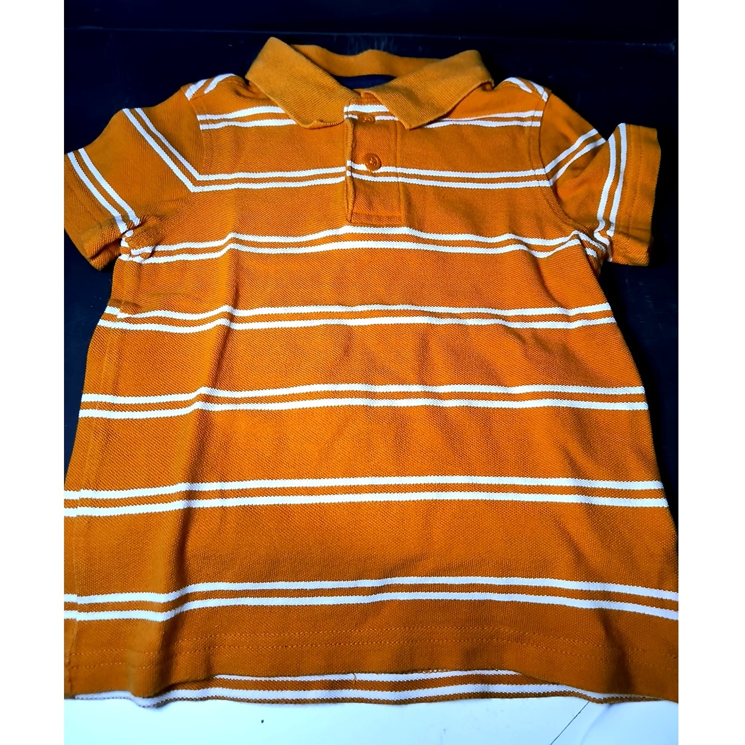 1902. Boys Orange Polo Shirt Jumping Beans Size 3T