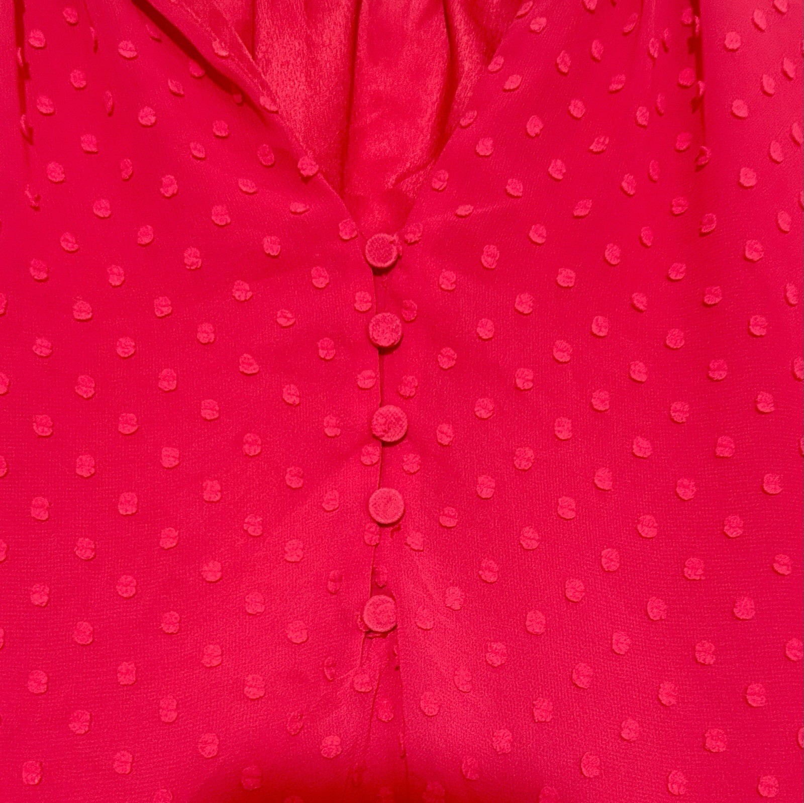 J.Crew Swiss Dot Ruffle Flutter Sleeve Blouse L Pink Romantic Cottagecore Boho