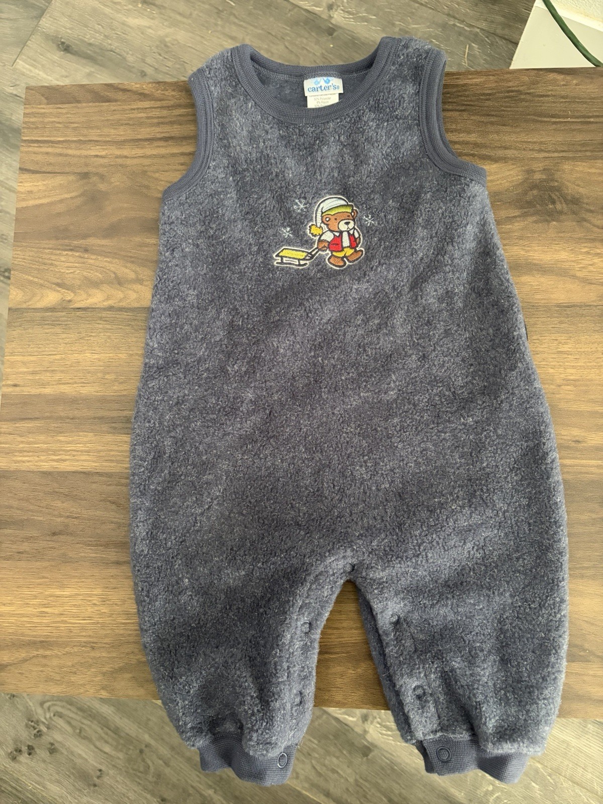 Vintage Carter’s Teddy Bear Romper Set NWT 6–9M