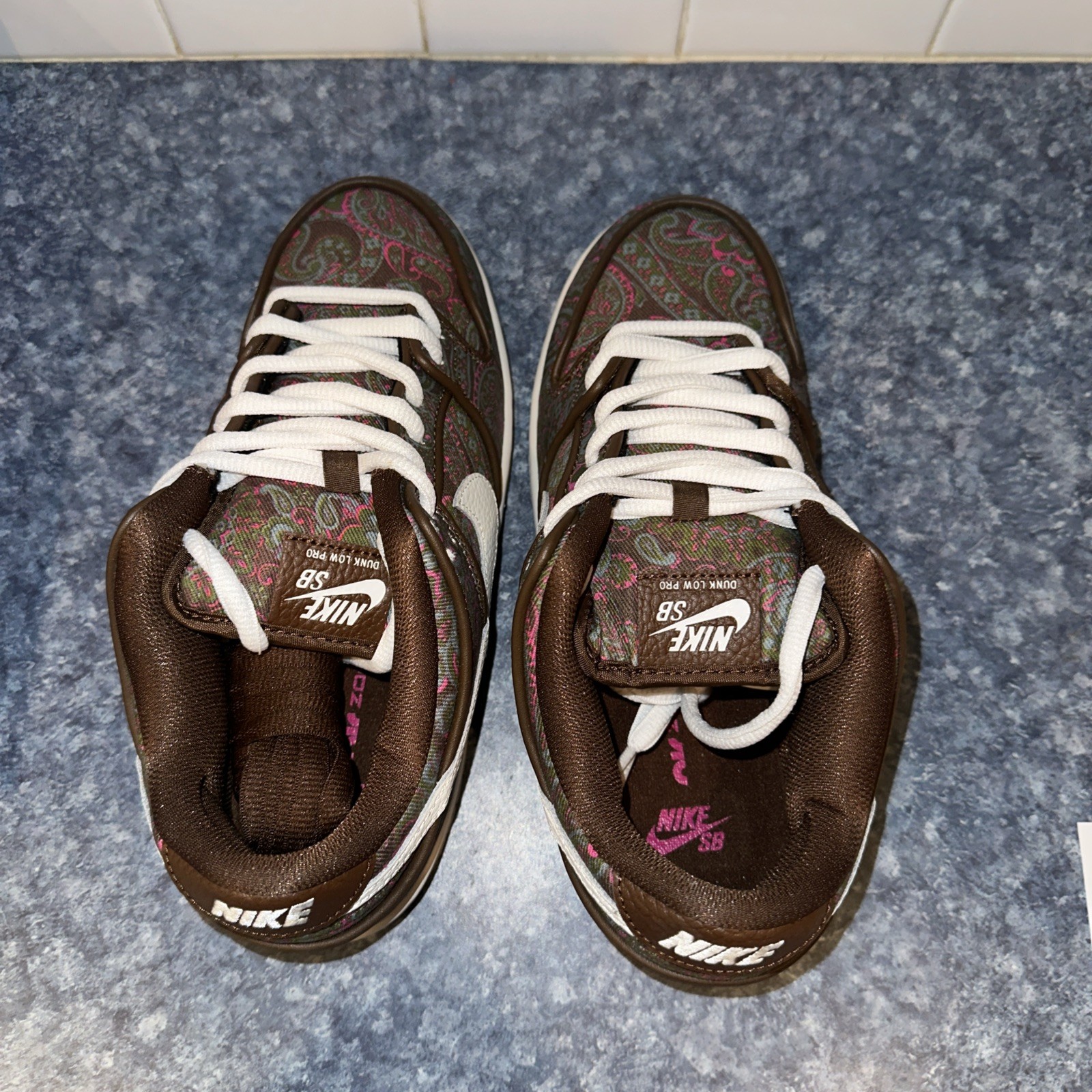 Size 8 – Nike SB Dunk Low Pro Paisley Brown