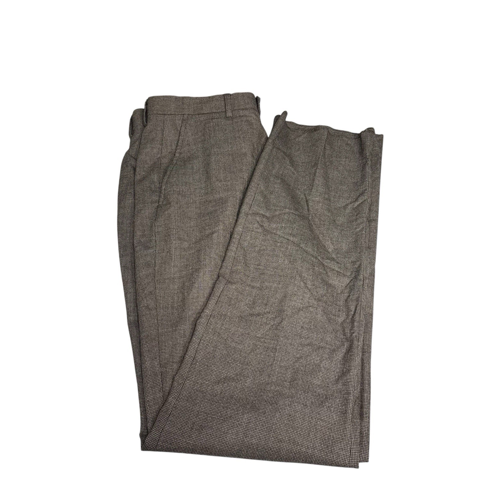 Jos A Bank 1905 Wool Suit 40R 34W Brown Tailored Fit 2 Button Brrr Comfort