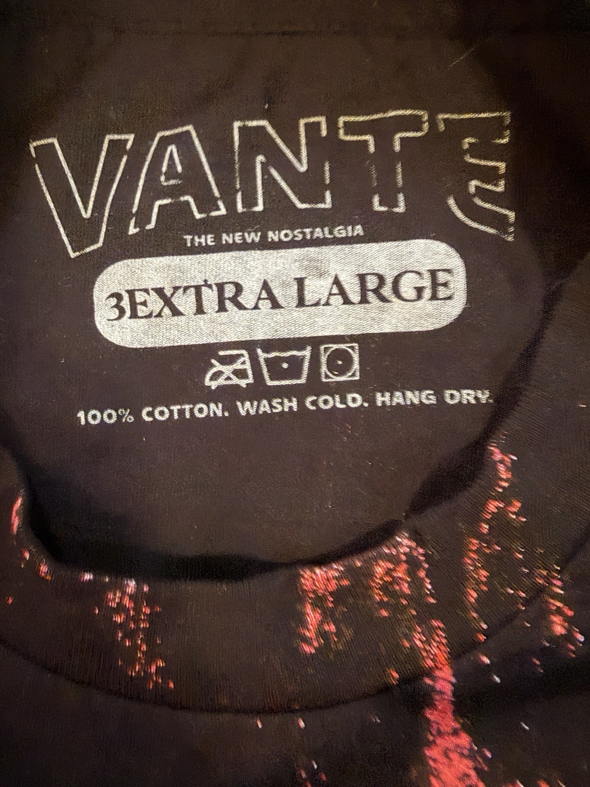 VANTE all Over Print Wolf Pak NWO Tshirt 3x Vintage Wresting 3XL Tee Shirt Wwe